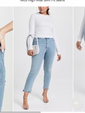 Agolde Nico High Rise Slim Fit Jeans